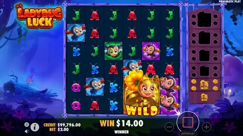LadyBug Luck slot screenshot 5