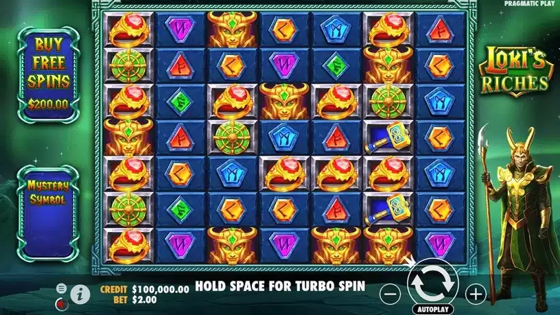 Loki’s Riches slot screenshot 1