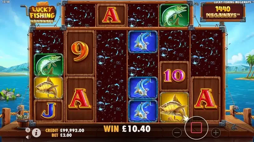 Lucky Fishing Megaways slot screenshot 3