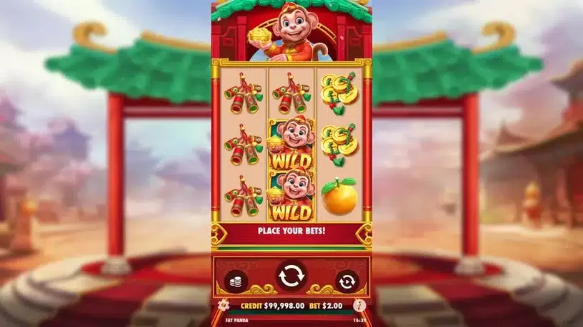 Lucky Monkey slot screenshot 2