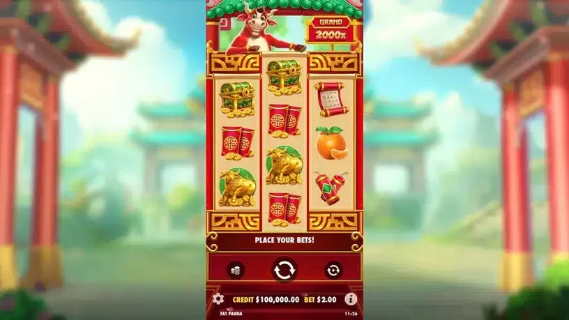 Lucky Ox slot screenshot 1