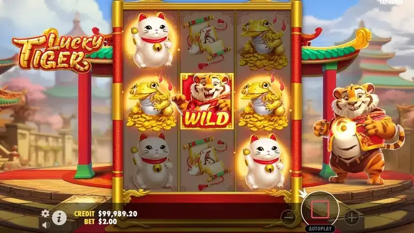 Lucky Tiger slot screenshot 3