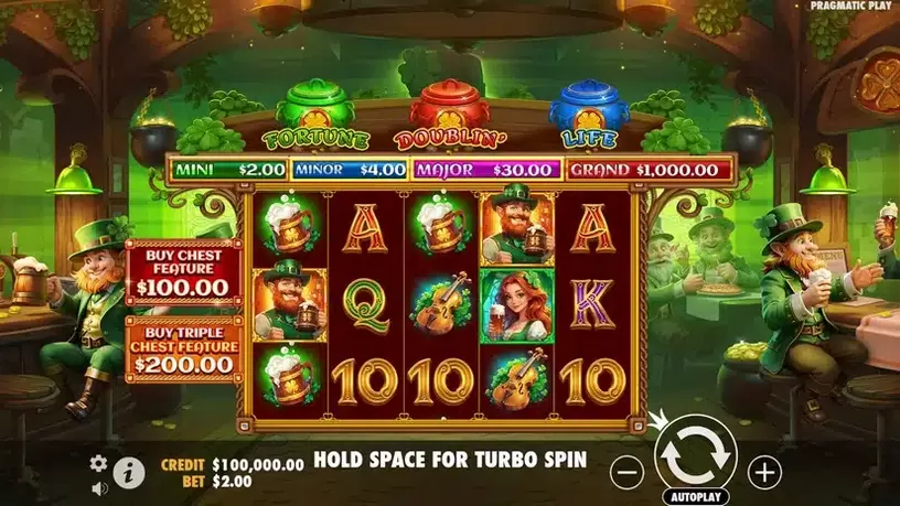 Lucky’s Wild Pub slot screenshot 1