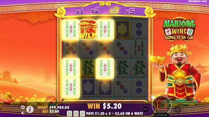 Mahjong Wins Gong Xi Fa Cai slot screenshot 3
