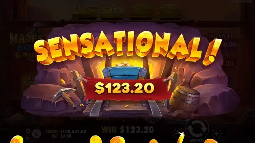 Majestic Express Gold Run slot screenshot 4