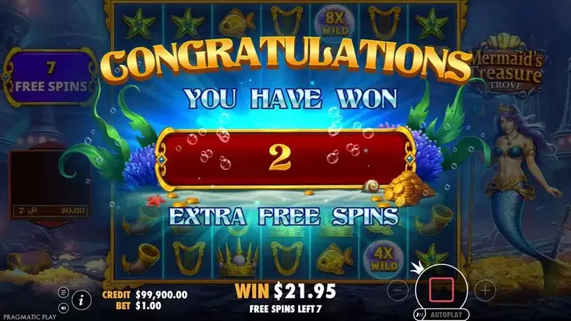 Mermaid’s Treasure Trove slot screenshot 5