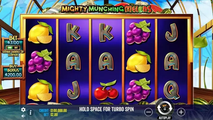 Mighty Munching Melons slot screenshot 1