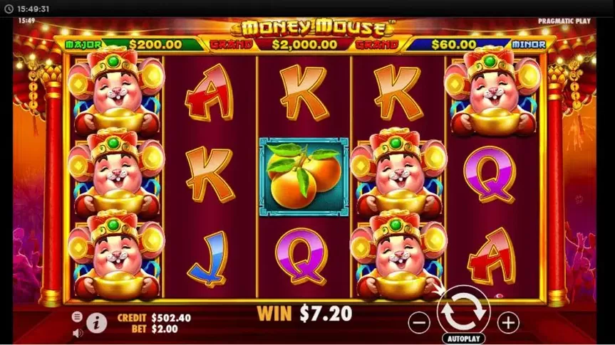 Money Mouse slot screenshot 2