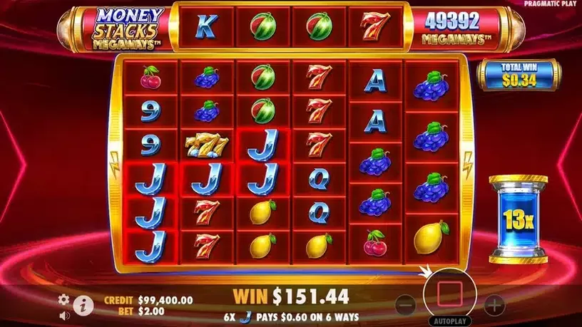 Money Stacks Megaways slot screenshot 6