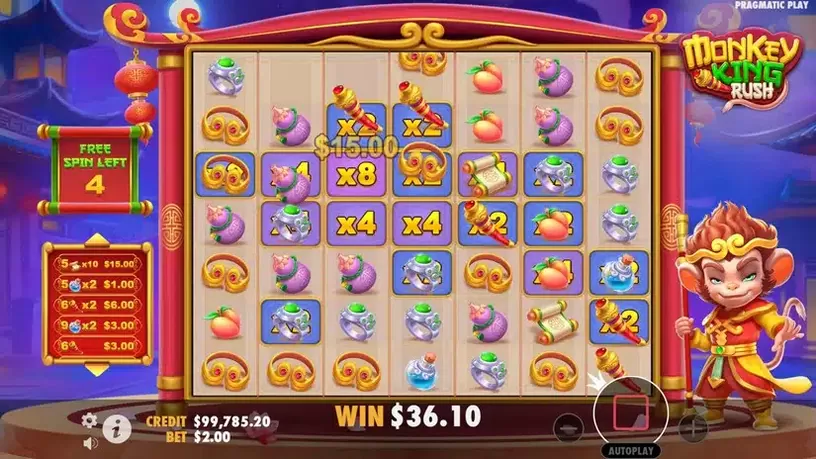 Monkey King Rush slot screenshot 6