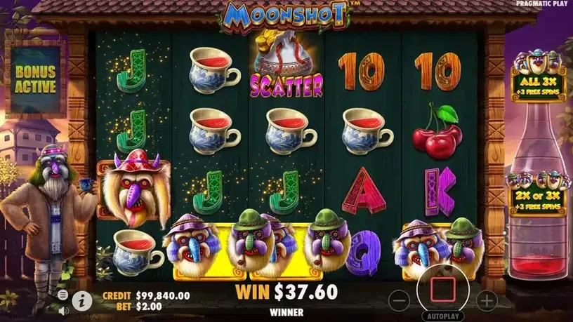 Moonshot slot screenshot 5