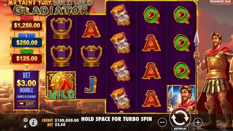 Mr Tain’s Fury: Wild Wild Gladiator slot screenshot 1