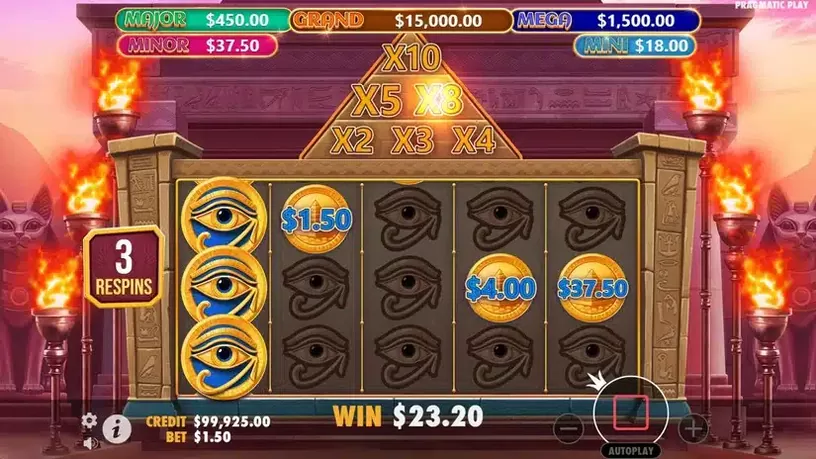 Mummy’s Jewels slot screenshot 5