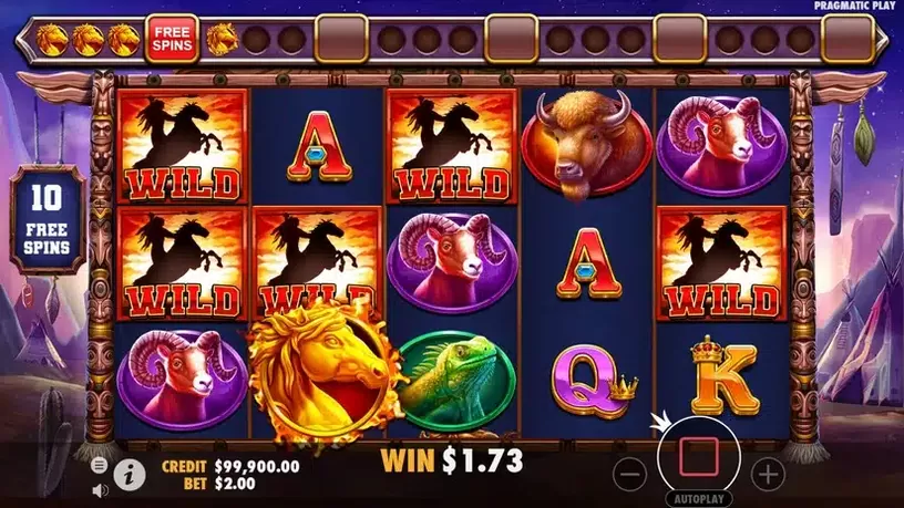 Mustang Trail slot screenshot 5