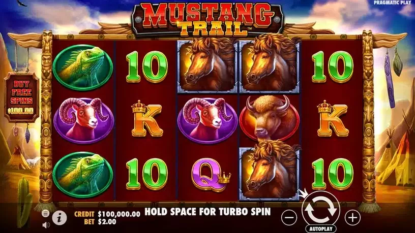 Mustang Trail slot screenshot 1