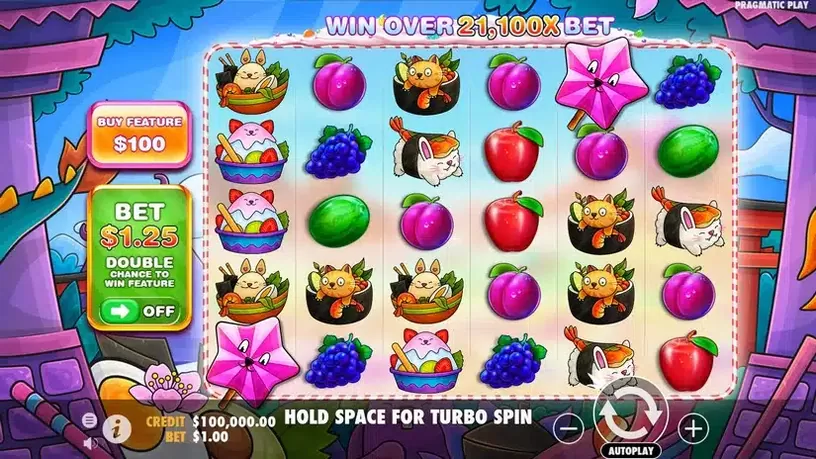 Oishii Bonanza slot screenshot 1