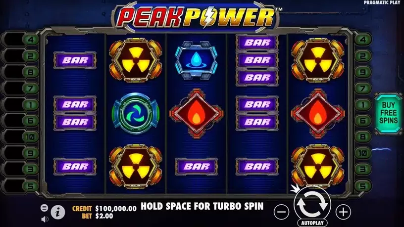 Peak Power slot screenshot 1