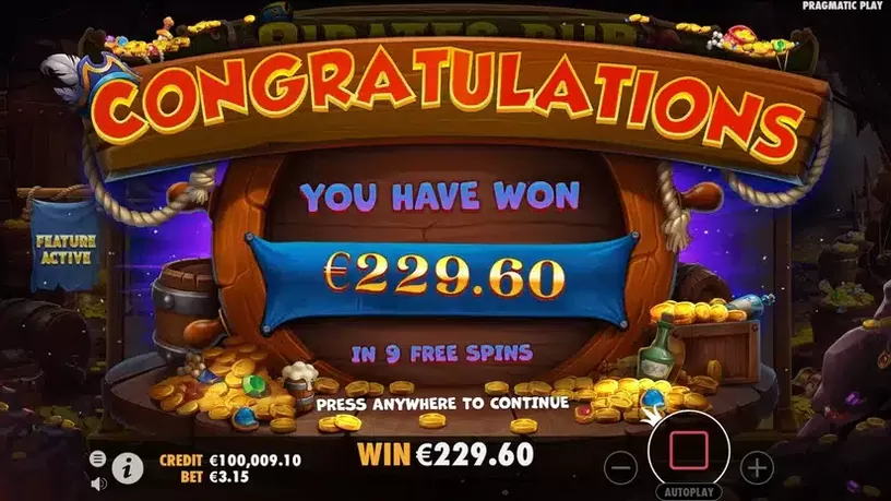 Pirates Pub slot screenshot 7