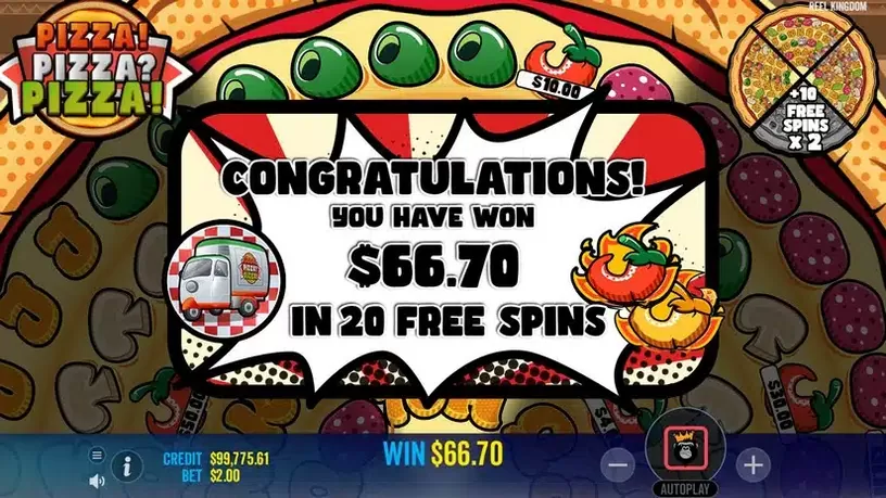 PIZZA! PIZZA? PIZZA! slot screenshot 6