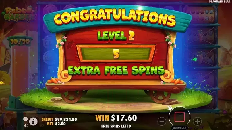 Rabbit Garden slot screenshot 7