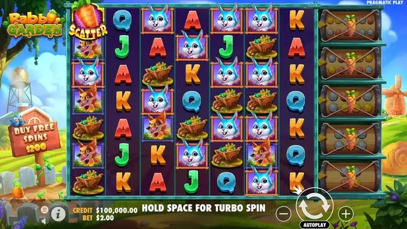 Rabbit Garden slot screenshot 1