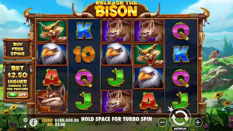Release the Bison slot screenshot 1