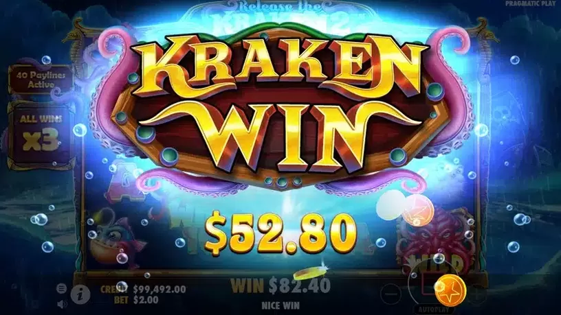 Release the Kraken 2 slot screenshot 7