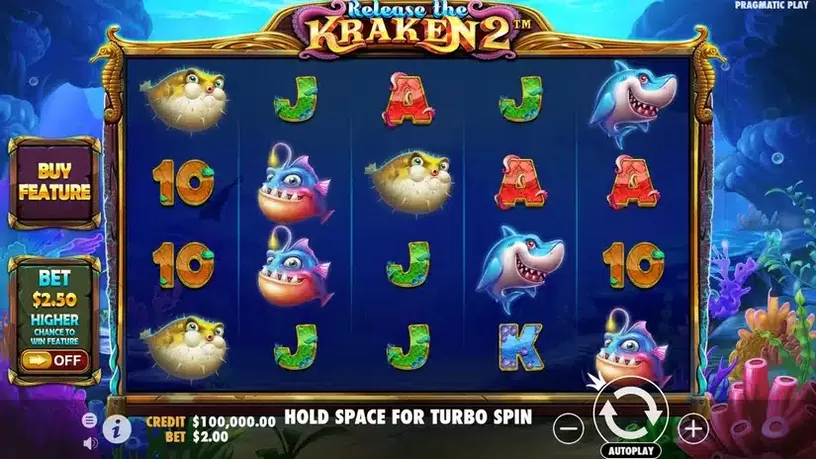 Release the Kraken 2 slot screenshot 1