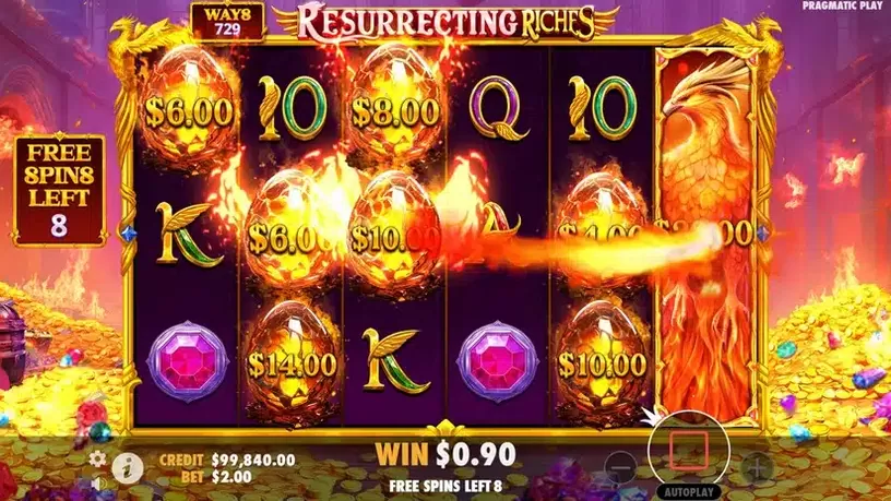 Resurrecting Riches slot screenshot 5