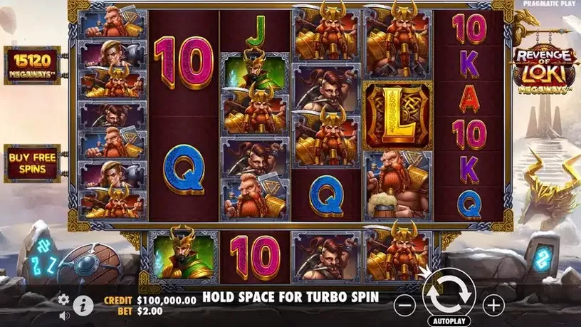 Revenge of Loki Megaways slot screenshot 1