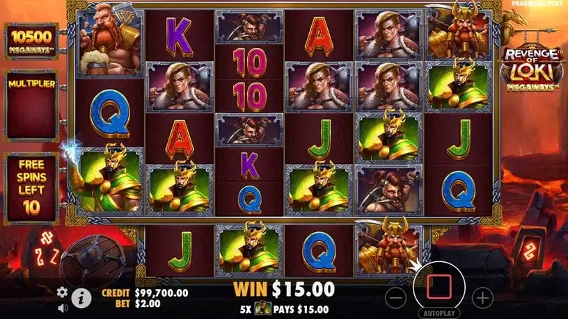 Revenge of Loki Megaways slot screenshot 5