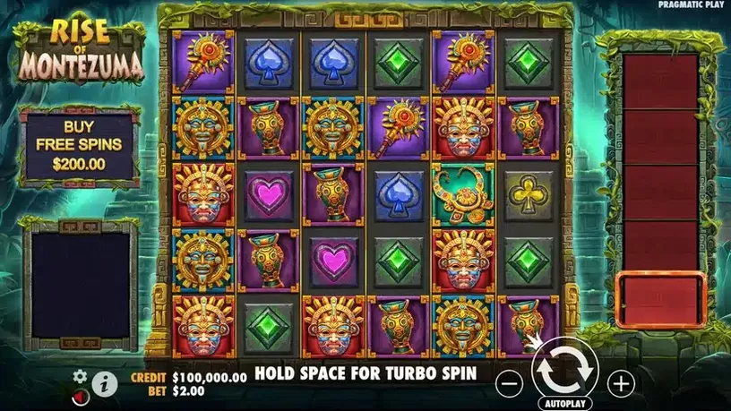 Rise of Montezuma slot screenshot 1