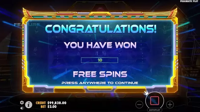 Rise of Pyramids slot screenshot 3