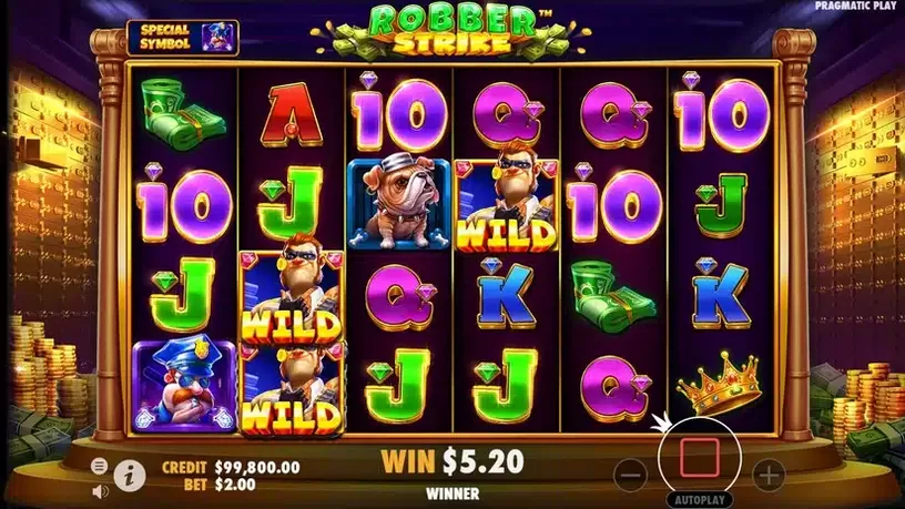 Robber Strike slot screenshot 4