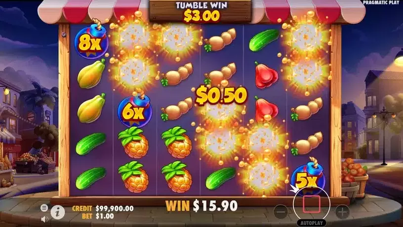 Rujak Bonanza slot screenshot 4