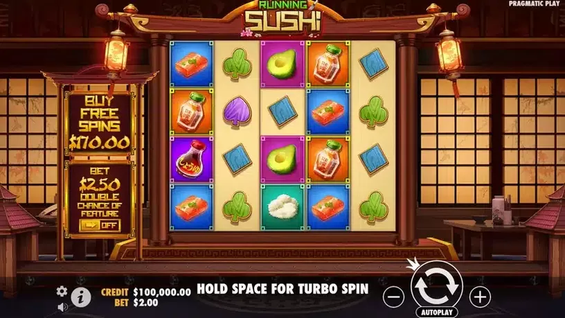 Running Sushi slot screenshot 1