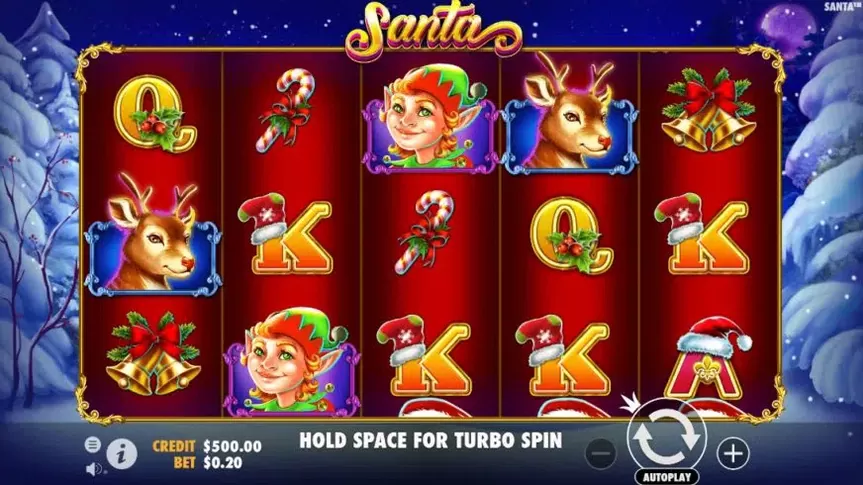Santa slot screenshot 1