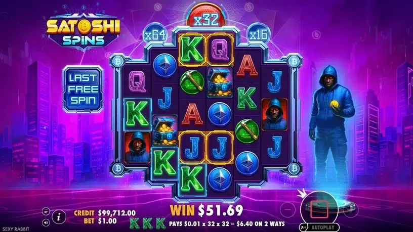 Satoshi Spins slot screenshot 6