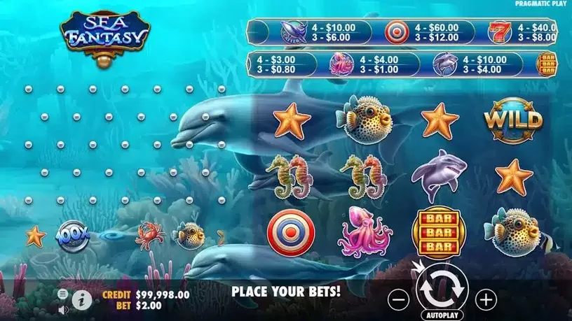 Sea Fantasy slot screenshot 1