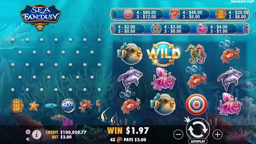 Sea Fantasy slot screenshot 4