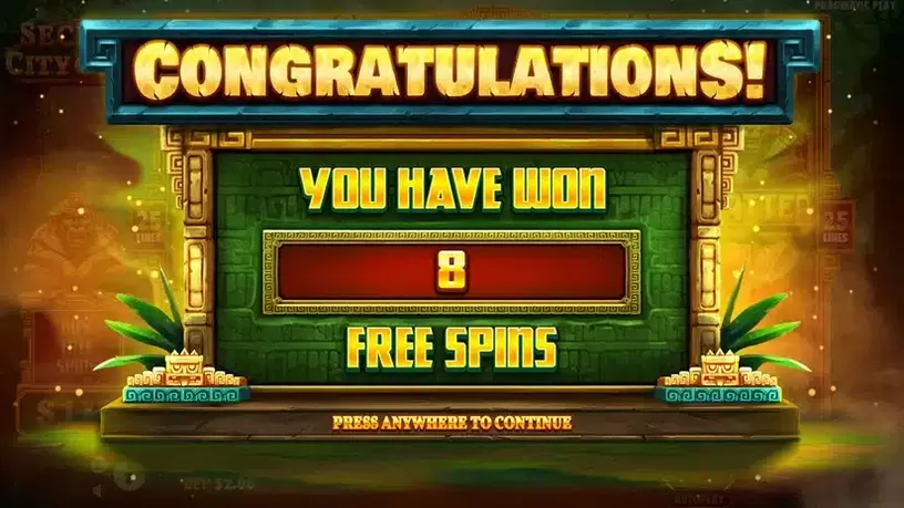 Secret City Gold slot screenshot 4