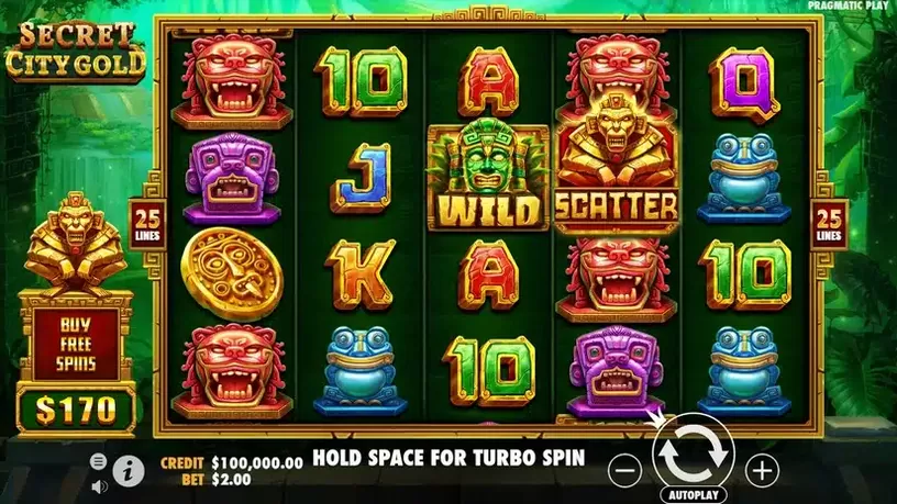 Secret City Gold slot screenshot 1