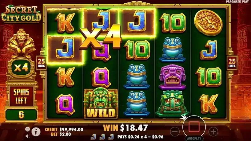 Secret City Gold slot screenshot 7