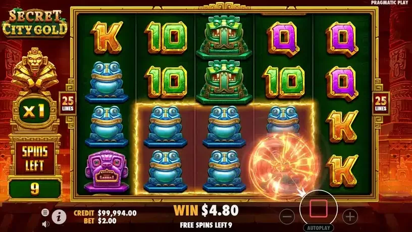 Secret City Gold slot screenshot 6