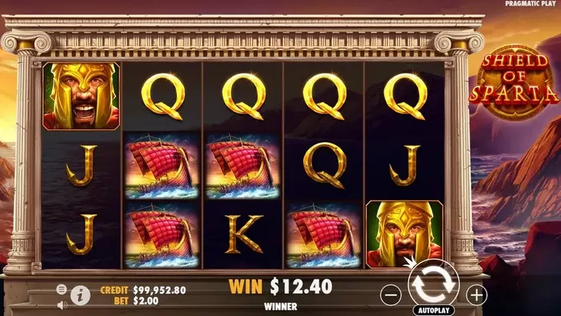 Shield of Sparta slot screenshot 3
