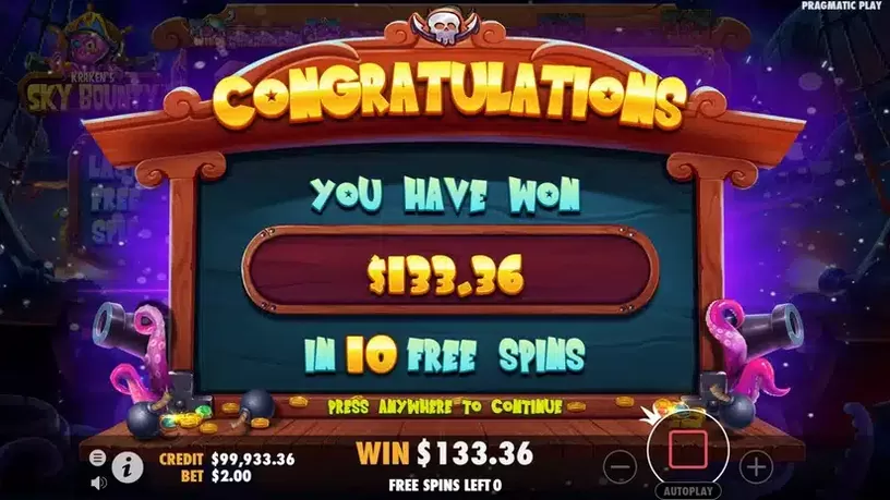 Sky Bounty slot screenshot 6
