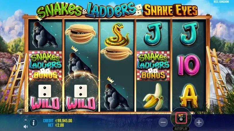 Snakes & Ladders Snake Eyes slot screenshot 3