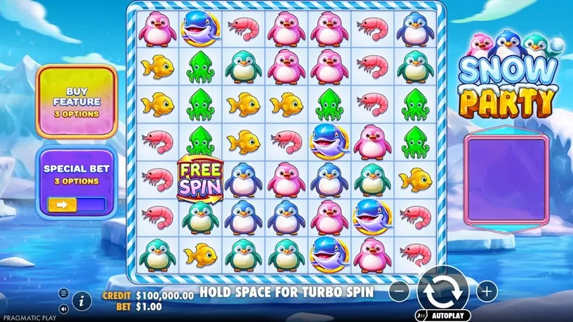 Snow Party slot screenshot 1