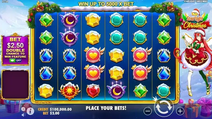 Starlight Christmas slot screenshot 1