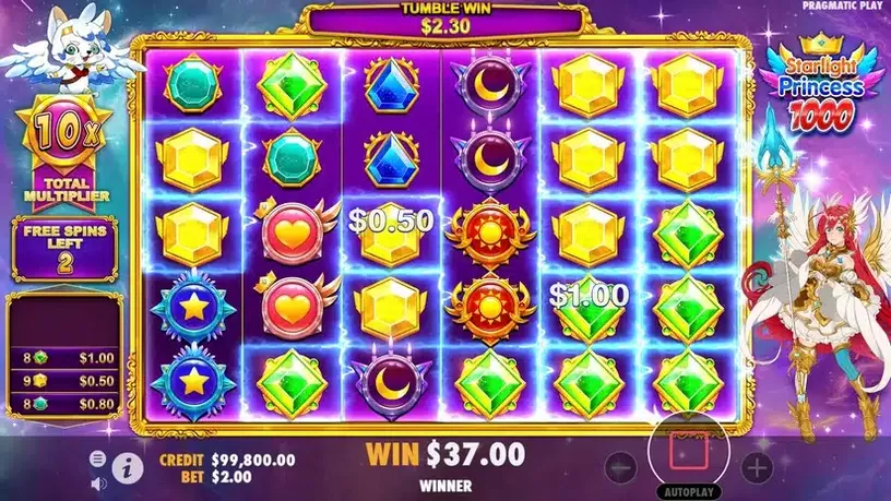 Starlight Princess 1000 slot screenshot 5